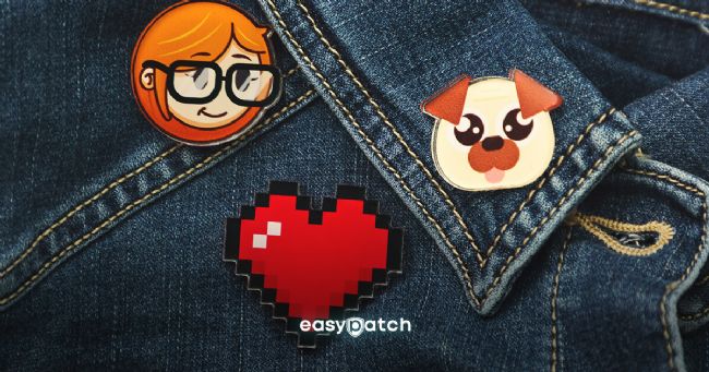 Skapa dina egna personliga pins | Easypatch
