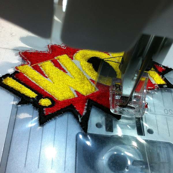 Broderad patch